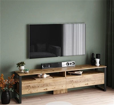 Retro Mid Century sjónvarpsskápur